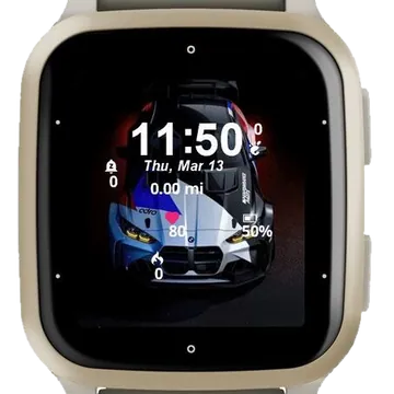 The Car Garmin watch face preview