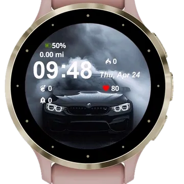 The Car Garmin watch face preview