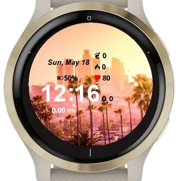 The CIty Garmin watch face preview