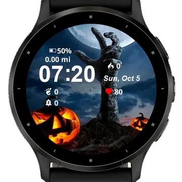 The Hand Garmin watch face preview