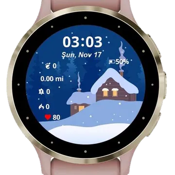 The House Winter Garmin watch face preview