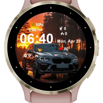 The Jeep Garmin watch face preview