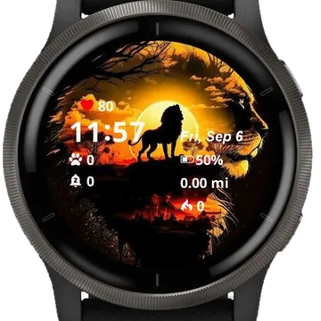 The King Lion Garmin watch face preview