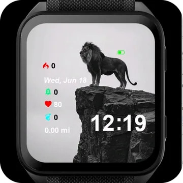 The King Tiger Garmin watch face preview