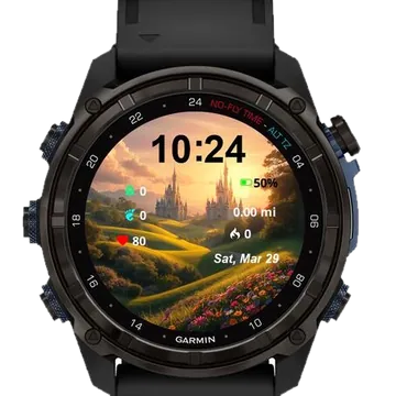 The Kingdom of Dreams Garmin watch face preview