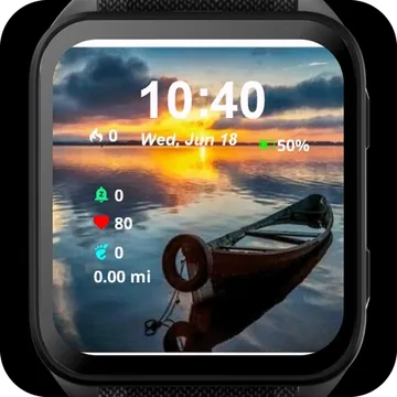 The Lake Garmin watch face preview