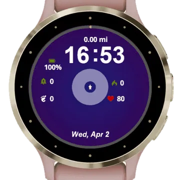 The Lucky Star Garmin watch face preview