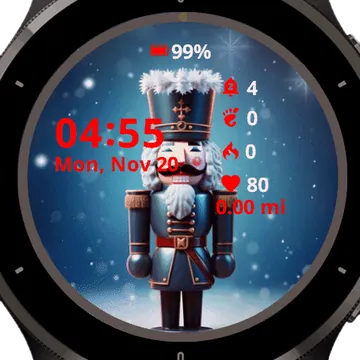 The Nutcracker 24 Garmin watch face preview
