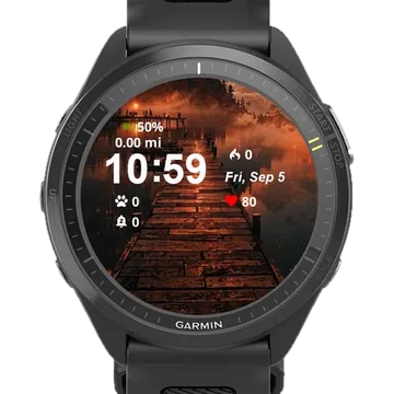 The Path Garmin watch face preview