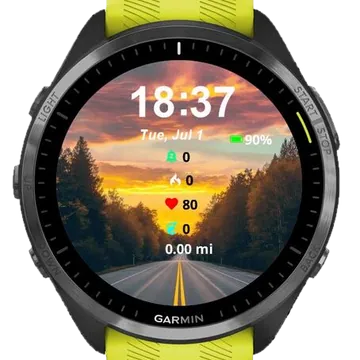 The Street Garmin watch face preview