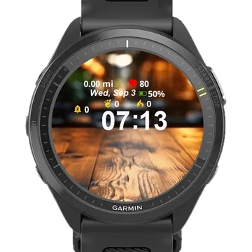 The Table Garmin watch face preview