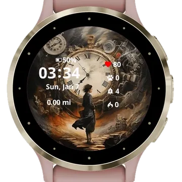 The time come Garmin watch face preview