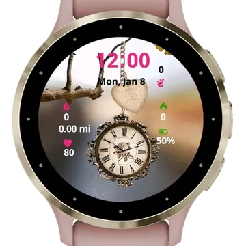 The Time Garmin watch face preview