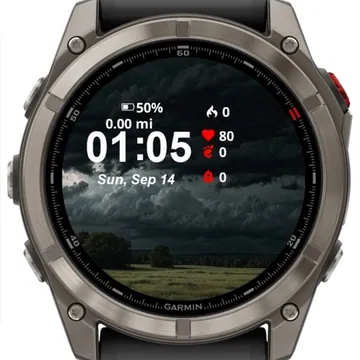 The Tornado Garmin watch face preview
