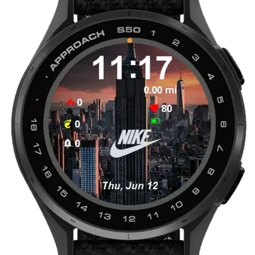 The Town Garmin watch face preview