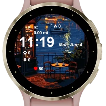 The View Garmin watch face preview