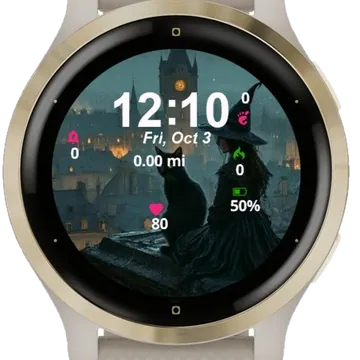 The Witcher Garmin watch face preview