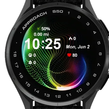 Time Tunnel Garmin watch face preview