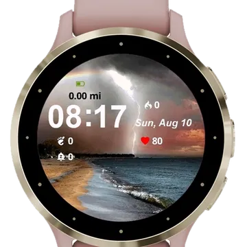 Tornado Beach Garmin watch face preview