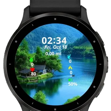Tranquil Waters Garmin watch face preview