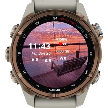 Travly Garmin watch face preview