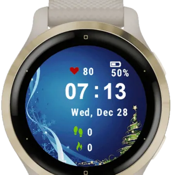 Tree Background Garmin watch face preview