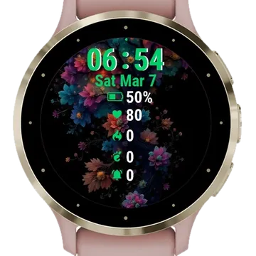 Tree Colorful Leaves It Garmin watch face preview