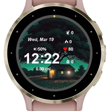 Tree House Garmin watch face preview