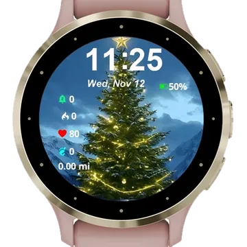 Tree Ice Garmin watch face preview