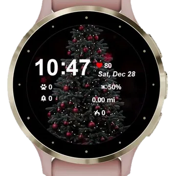 Tree Garmin watch face preview
