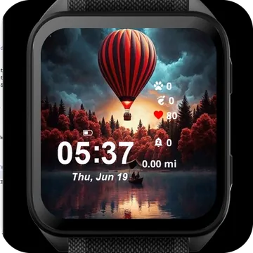 Twilight Voyage Garmin watch face preview