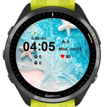 Two Stars Garmin watch face preview