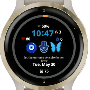 Universe Garmin watch face preview