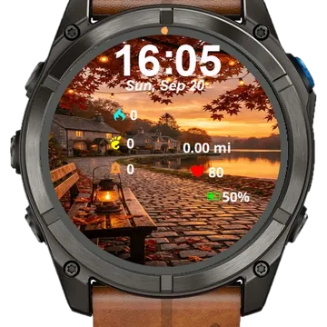 View Bench Sitting Garmin watch face preview