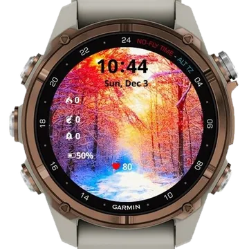 View Landscape Garmin watch face preview