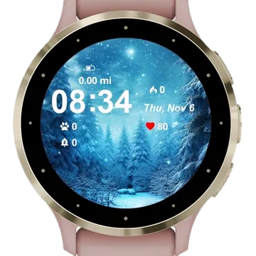 View Landscape Garmin watch face preview