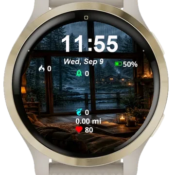 View Living Room Lit Garmin watch face preview
