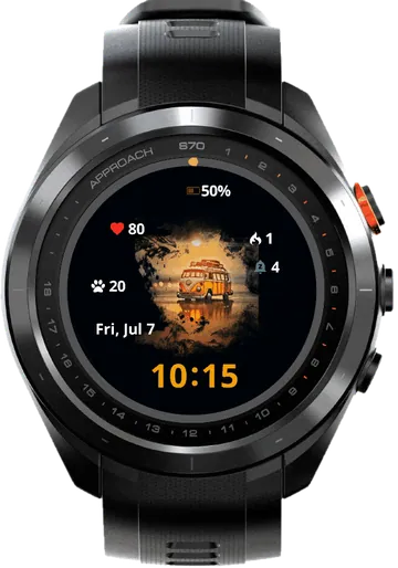 Vitange Car Garmin watch face preview