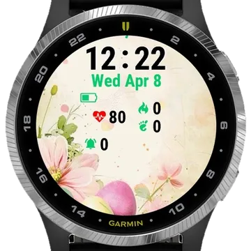 Vitange Easter Eggs Garmin watch face preview