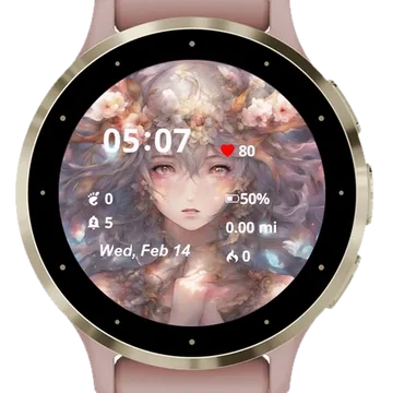 Vivid Awakening Garmin watch face preview