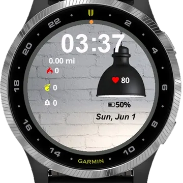Wall Light Garmin watch face preview
