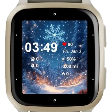 Wallpaper Christmas Garmin watch face preview