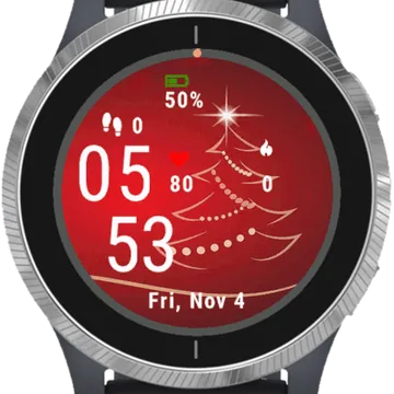 Wallpaper Christmas Garmin watch face preview
