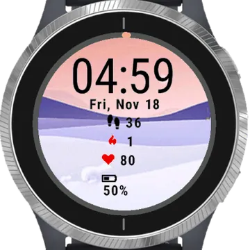 Wallpaper Winter Garmin watch face preview