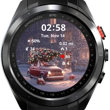 We go with the tree Garmin watch face preview