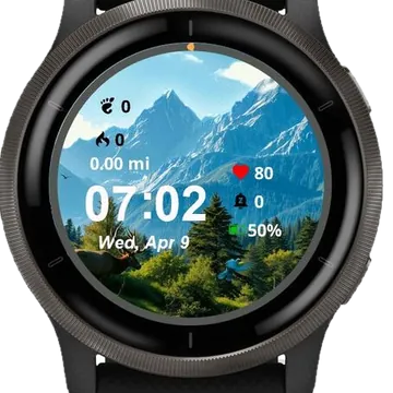 Wild Majesty Garmin watch face preview