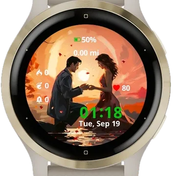 Will you marry me? Garmin watch face preview