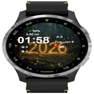Winter 2026 Garmin watch face preview