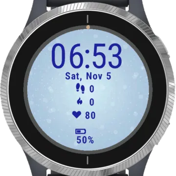 Winter Background Garmin watch face preview