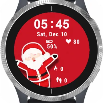 Winter Gift Garmin watch face preview
